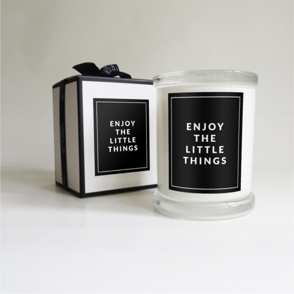 Lighten up candle co – Enjoy Little Things-01