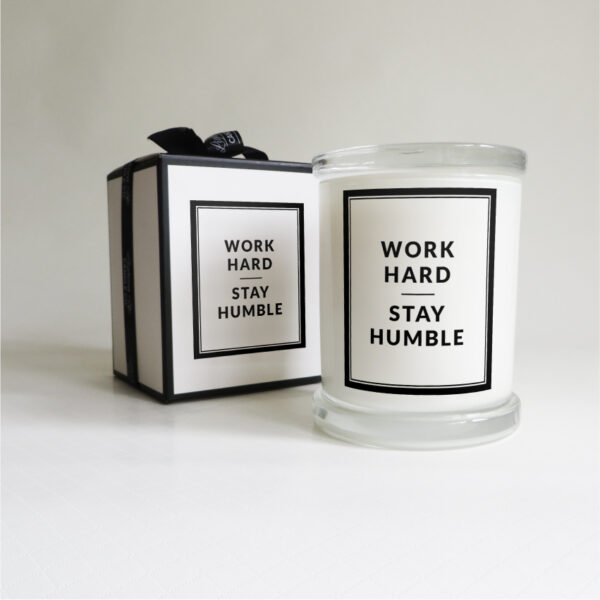 Lighten up candle co – Stay Humble-01