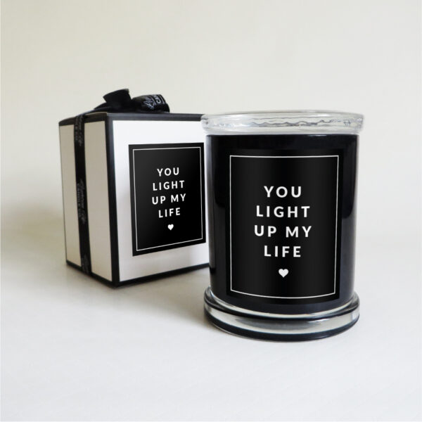 Lighten up candle co – You Light Up My Life – black-01